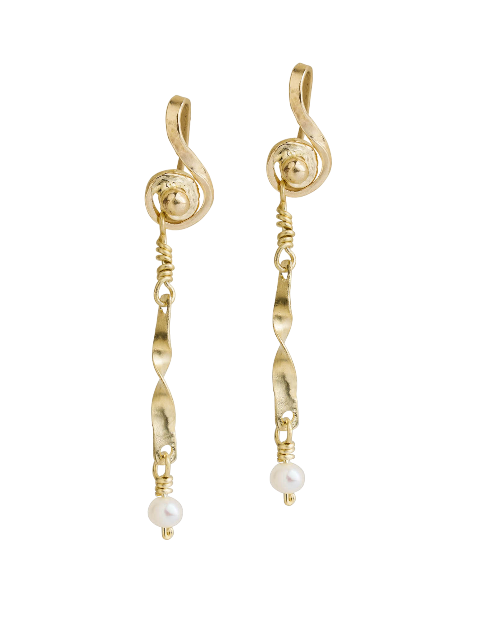 Coquille d'or earring